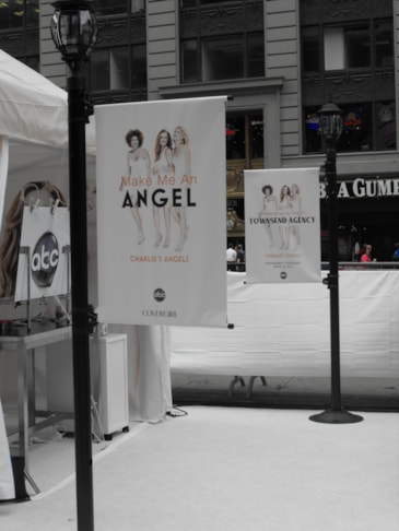 Times Square - Charlies Angels National TV debut