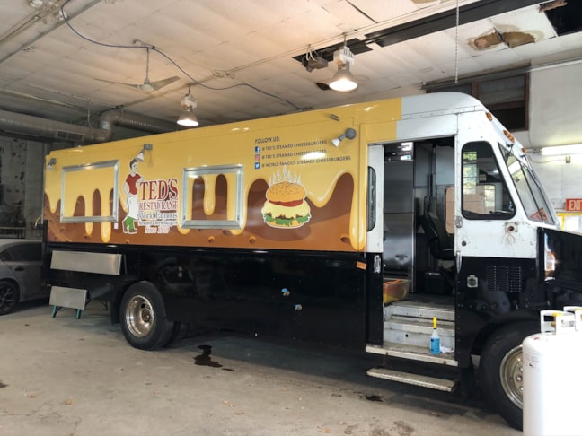 Full Vehicle Wrap for Teds Food Truck 