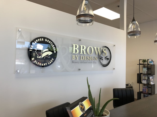 3D Signs & Dimensional Letters & Logos for Brows by Design