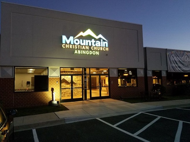 Chanel Letters for Mountain Christian Church