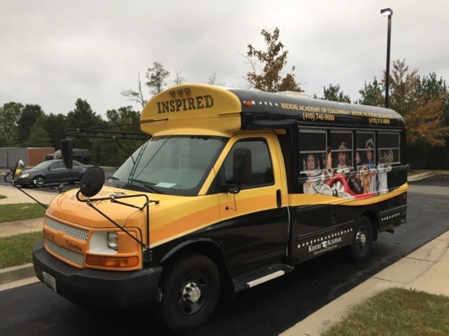 Vehicle Graphics for Kiddie Academy