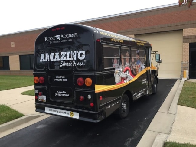 Vehicle Graphics for Kiddie Academy