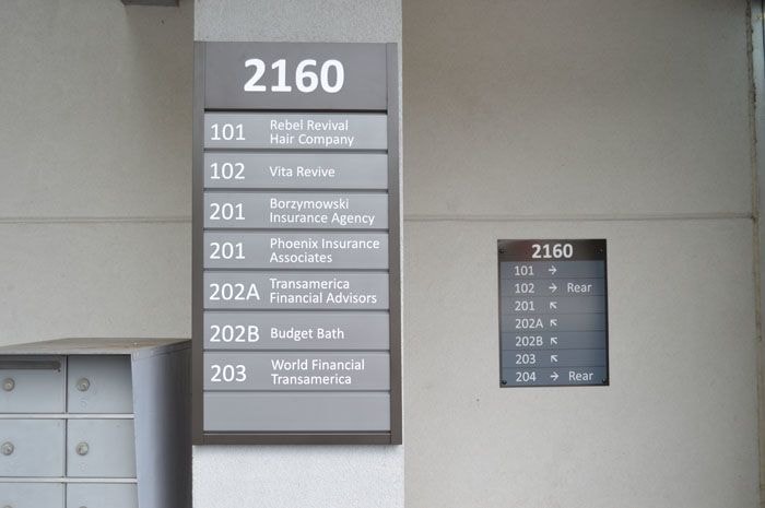 Directory and Wayfinding Signage