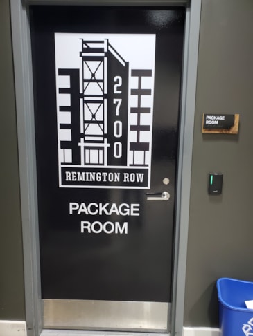 Remington Row - Vinyl Door Graphics