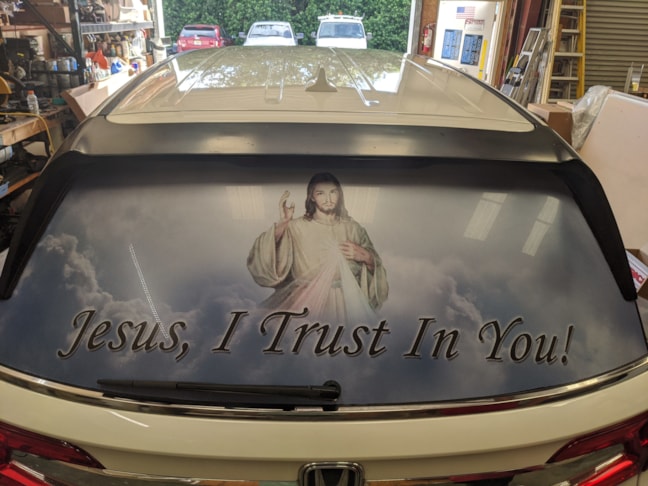 Vehicle Window Decals, Graphics & Lettering