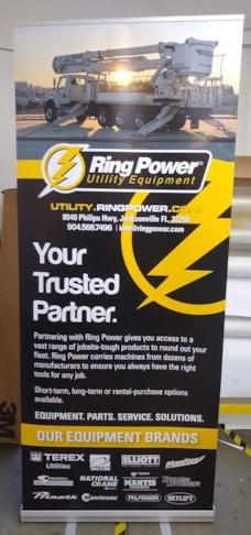 Retractable Banners, Pop-Up Banners and Stands | Manufacturing