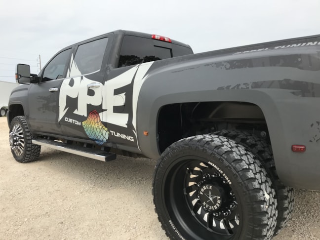 PPEI full truck wrap