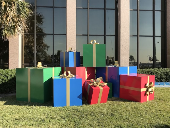 First Federal Bank Christmas Display