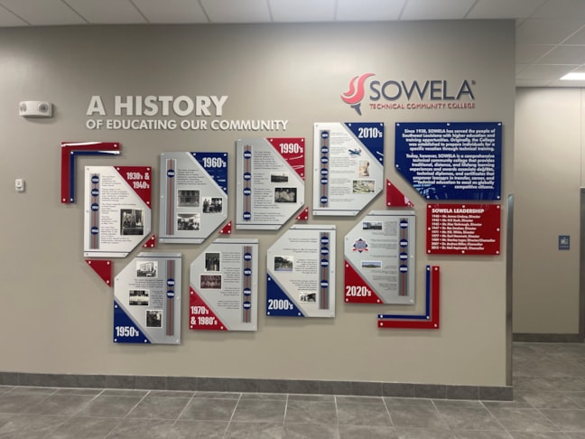 Custom Acrylic & Plastic Displays | School, College, & University Signs
