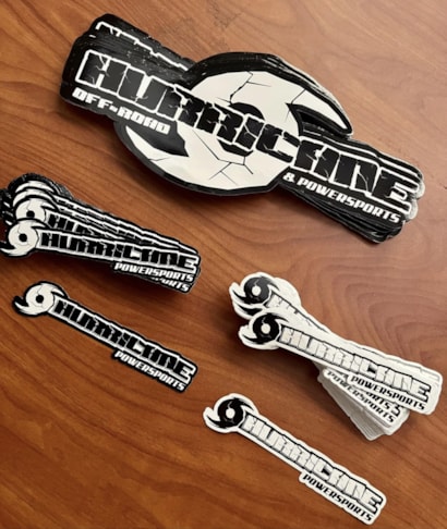 Hurricane Offroad Die-Cut Custom Decals