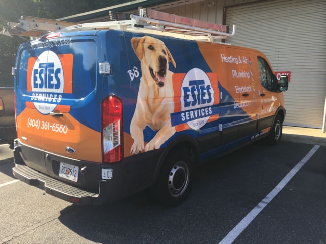 Van Wrap for HVAC Company in Marietta