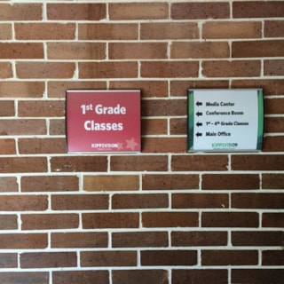 Directional Signs for Kipp Academy Atlanta GA
