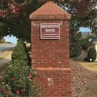 Routed Subdivision Sign for Brookstone Manor Acworth GA