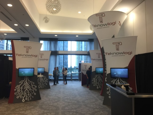 Trade Show booth for technology company in Chicago