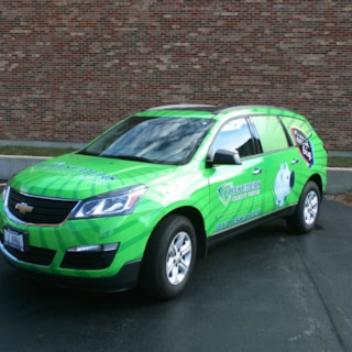 Full wrap on SUV for Consumers Credit Union. Lake County, IL