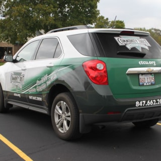 Partial Wrap on SUV for Community Trust Credit Union. Gurnee, IL