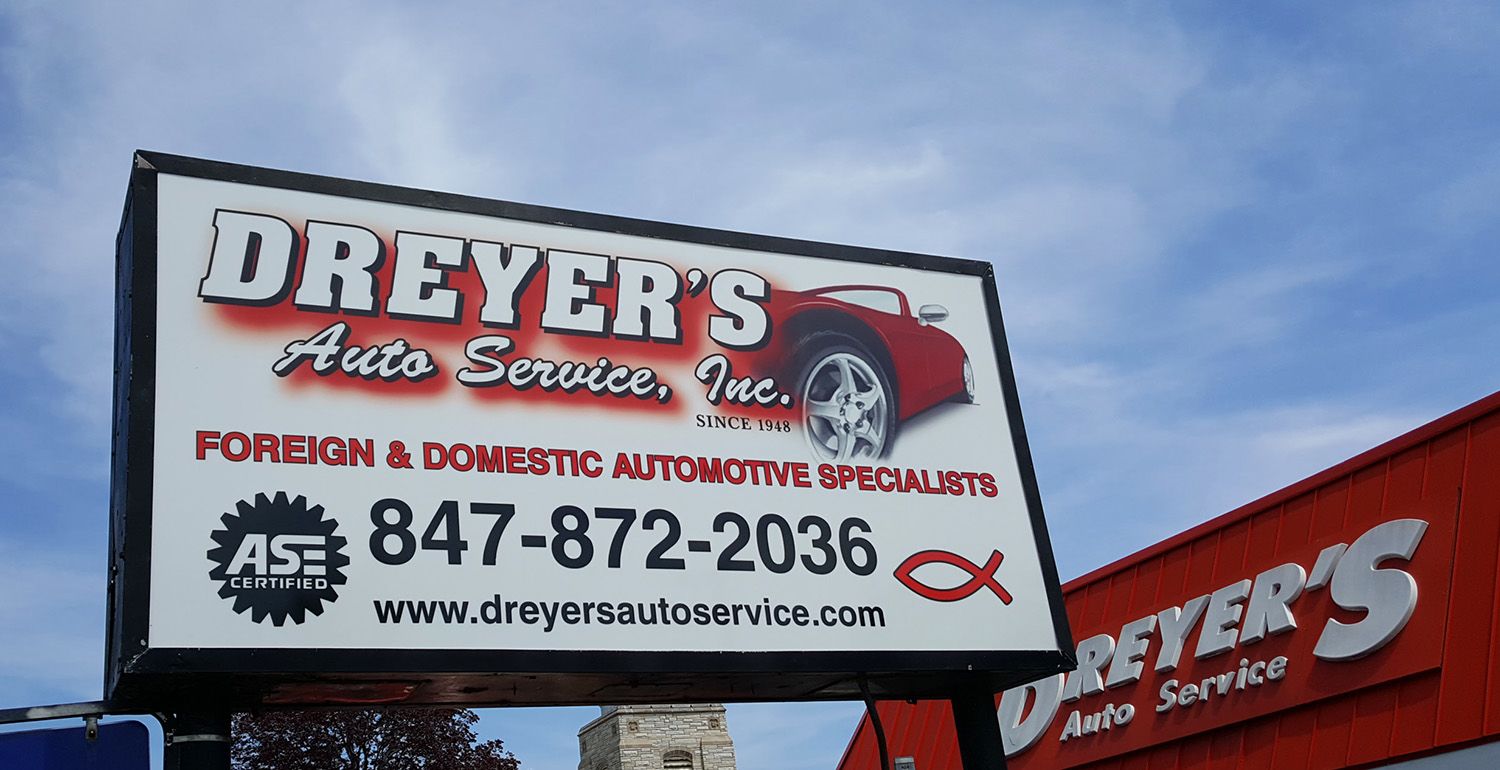 New acrylic faces with digitally printed car logo and other information