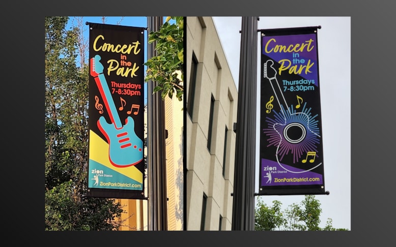 Fabric & Vinyl Outdoor Banners | Live Entertainment Venues