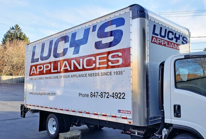 Truck Graphics for Lucys Appliances