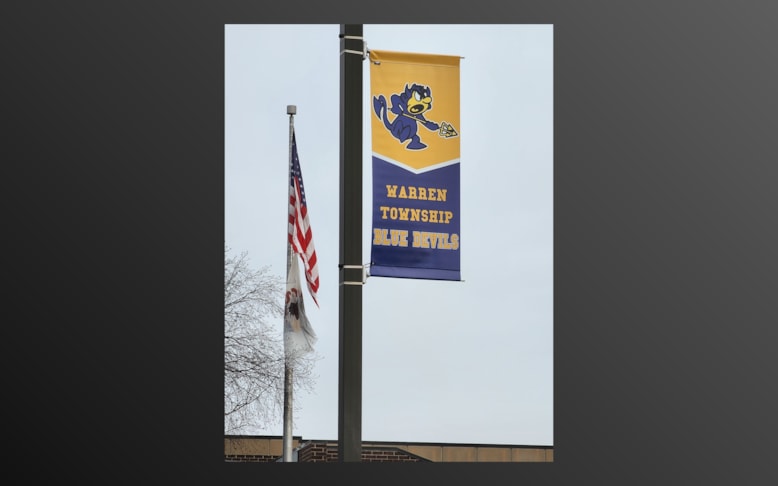 Light Pole Banners for High School