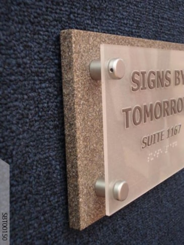 Disability and Wayfinding Building Suite Hotel Hospitality Room signage in Houston, TX