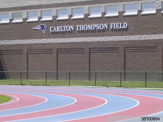 Channel Letter Lighted Signage for Football Stadium