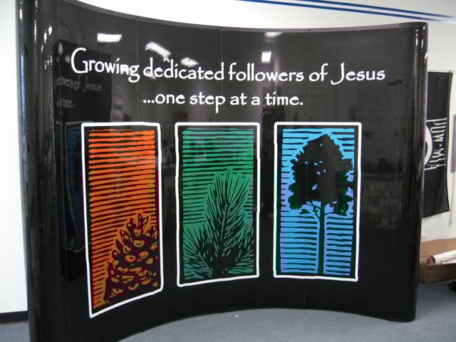 Houston Spring Area Church Event Banner Backdrop