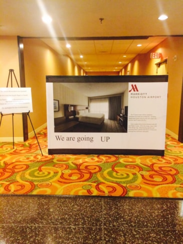 Houston area Hotel Interior Fabric Display 