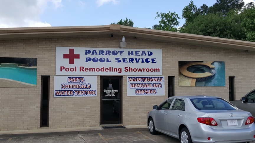 Metal Non Lighted Building Signage for Spring, Tx Pool Builder