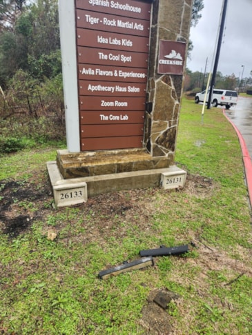 Post & Panel Signs | Property Management | Spring, Texas  | Aluminum