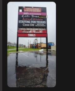 Post & Panel Signs | Professional Services | Houston, Texas | Metal