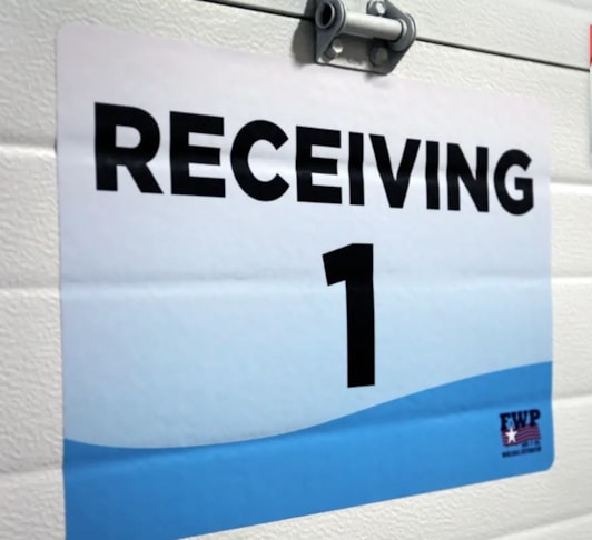 Shipping and Receiving Signage Wall Murals & Graphics