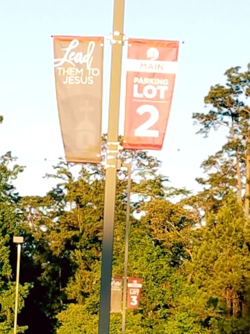 Church Pole Banners The Woodlands