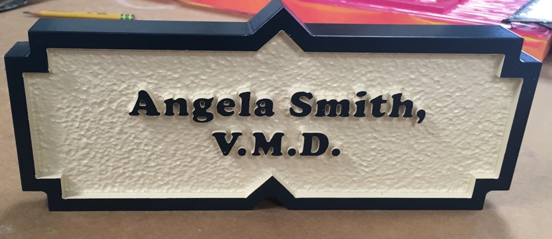 Sandblasted HDU Business Signage in The Woodlands