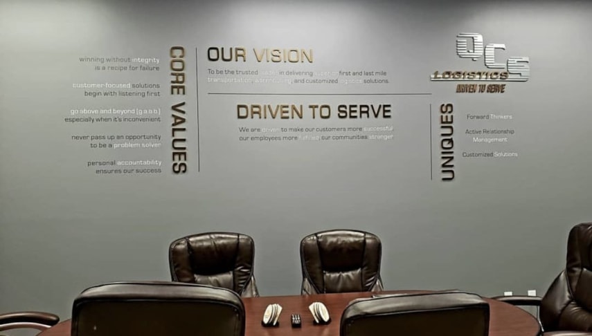 3D Signs & Dimensional Letters and Vinyl Lettering