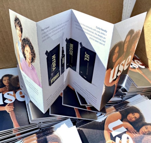 Brochure & Display Racks for Ringletts Hair Salon