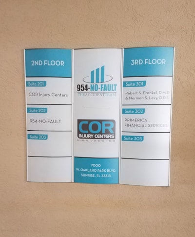 Directory and Wayfinding Signage
