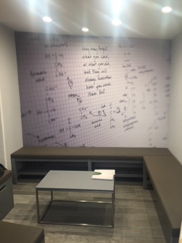 Custom wall graphic for Glen Ivy Hot Springs, Corona, CA