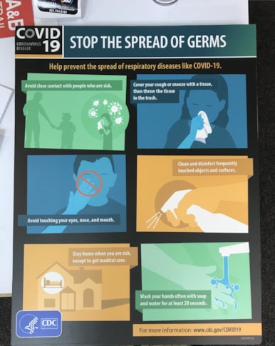 Custom signs for the CDC 