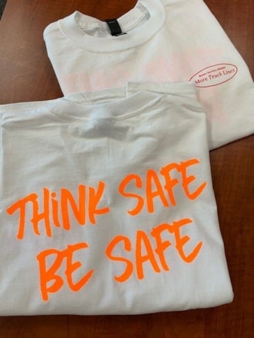 Company shirts for More Truck Lines 
