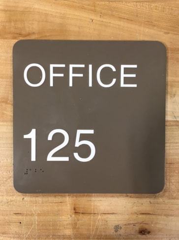 Raised Letter Office Sign with Braille - Image360 - Fort Collins, CO