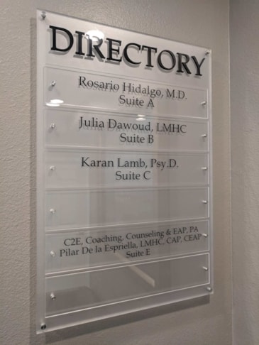 Directory and Wayfinding Signage