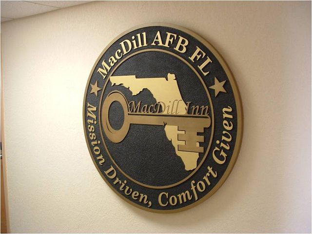 Interior Sign for Macdill Inn