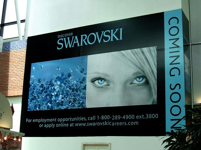 Indoor Sign for Swarovski