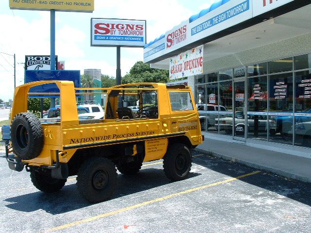 Truck Lettering for Nationwide Process Servers