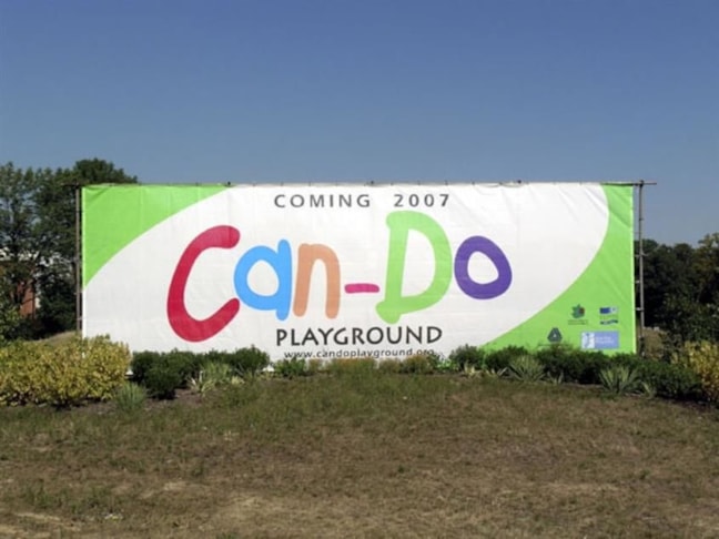 Full color digitally printed banner on vinyl