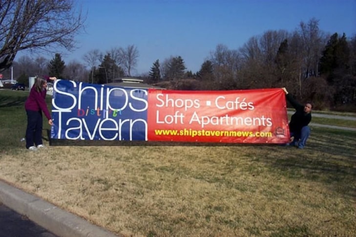 Affordable outdoor vinyl banners